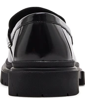 Steve Madden Men's Zephyr Leather Lug Penny Loafers