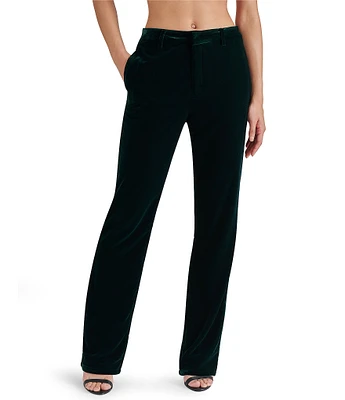 Steve Madden Mercer Velvet Straight Leg Pants