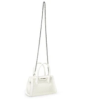 Steve Madden Mesh Pearl Top Handle Crossbody Bag