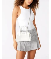 Steve Madden Mesh Pearl Top Handle Crossbody Bag