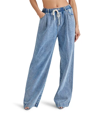 Steve Madden Minorca Front Tie Pull On Wide Leg Pant