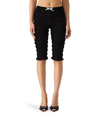 Steve Madden Misty Ruched Capri Pants