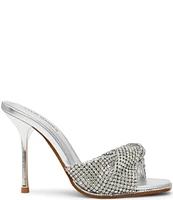 Steve Madden MVP-R Rhinestone Stiletto Dress Sandals