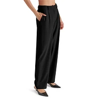 Steve Madden Naeve Pleated Straight Leg Pants