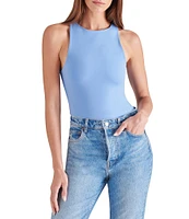 Steve Madden Nico Knit Crew Neck Sleeveless Bodysuit
