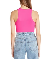 Steve Madden Nico Knit Crew Neck Sleeveless Bodysuit