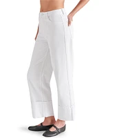 Steve Madden Noelie Wide Leg Cuffed Jeans