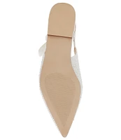 Steve Madden Olsen-P Pearl Pointed Toe Slingback Dress Flats