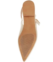 Steve Madden Olsen Pointed Toe Slingback Flats