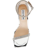 Steve Madden Piked-R Rhinestone Ankle Strap Dress Sandals