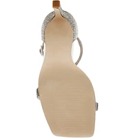 Steve Madden Piked-R Rhinestone Ankle Strap Dress Sandals