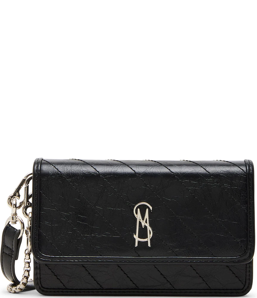 Steve Madden Quilted Chain Flap Crossbody Bag