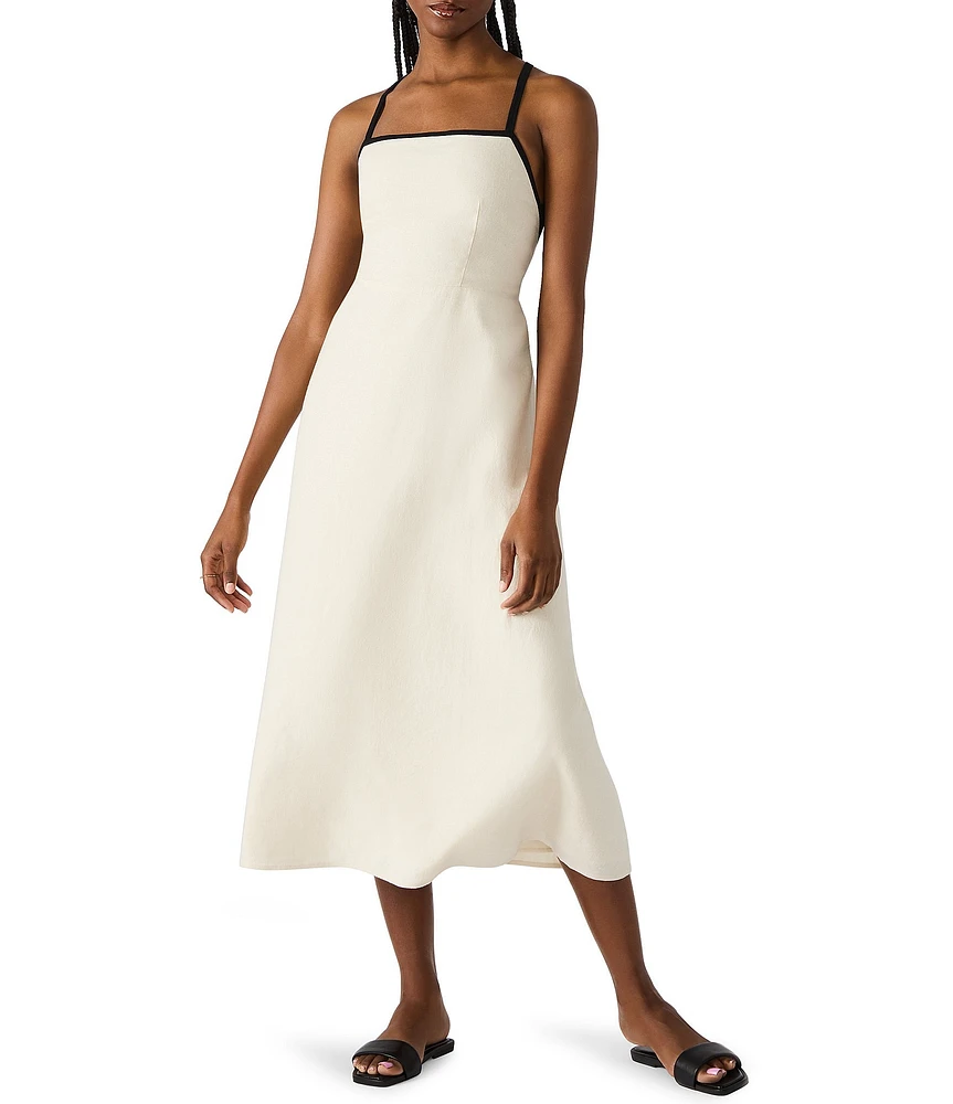 Steve Madden Riyan Square Neck Maxi Dress