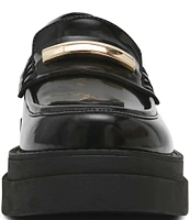 Steve Madden Rodrigo Leather Platform Loafers