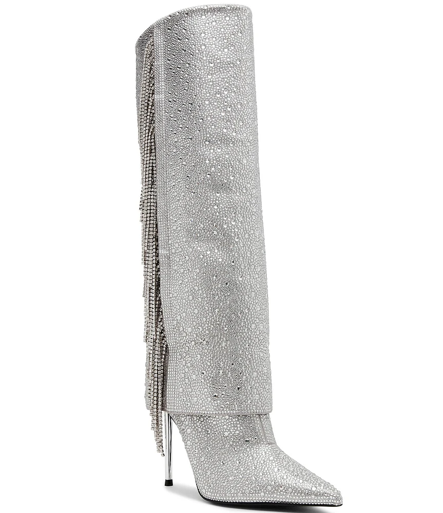 Steve Madden Sanya Rhinestone Knee-High Boots