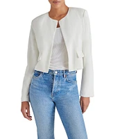 Steve Madden Serenea Crew Neck Long Sleeve Blazer