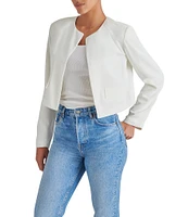 Steve Madden Serenea Crew Neck Long Sleeve Blazer