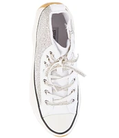 Steve Madden Shaft Rhinestone Embellished High Top Platform Sneakers