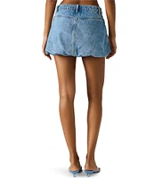 Steve Madden Simona Bubble Denim Mini Skirt