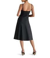 Steve Madden Sweetheart Neck Aster Midi Dress