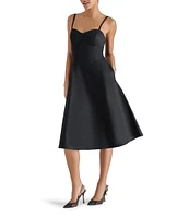 Steve Madden Sweetheart Neck Aster Midi Dress