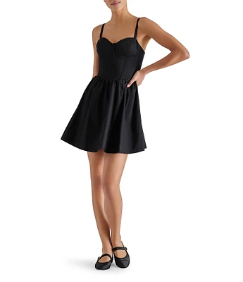 Steve Madden Sweetheart Neck Rhoda Mini Dress