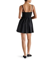 Steve Madden Sweetheart Neck Rhoda Mini Dress