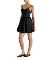 Steve Madden Sweetheart Neck Rhoda Mini Dress
