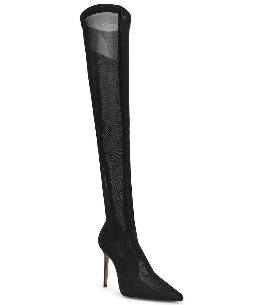 Steve Madden Tate Mesh Over-The-Knee Boots