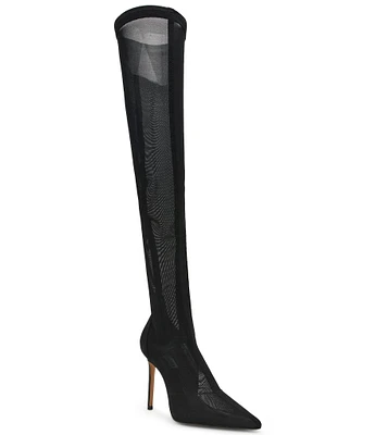 Steve Madden Tate Mesh Over-The-Knee Boots