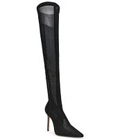 Steve Madden Tate Mesh Over-The-Knee Boots