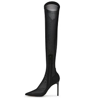 Steve Madden Tate Mesh Over-The-Knee Boots