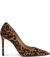 Steve Madden Thrive-L Leopard Print Calf Hair Pumps