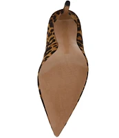 Steve Madden Thrive-L Leopard Print Calf Hair Pumps