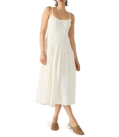 Steve Madden Toby Square Neck Sleeveless Midi Dress