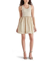 Steve Madden Tottenham Scoop Neck Sleeveless Mini Dress