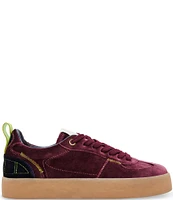 Steve Madden Tucker Velvet Platform Sneakers