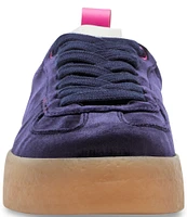 Steve Madden Tucker Velvet Platform Sneakers