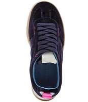 Steve Madden Tucker Velvet Platform Sneakers