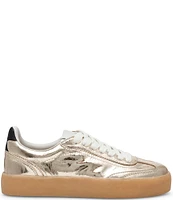 Steve Madden Tux Metallic Leather Low-Top Platform Sneakers