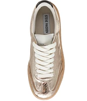 Steve Madden Tux Metallic Leather Low-Top Platform Sneakers