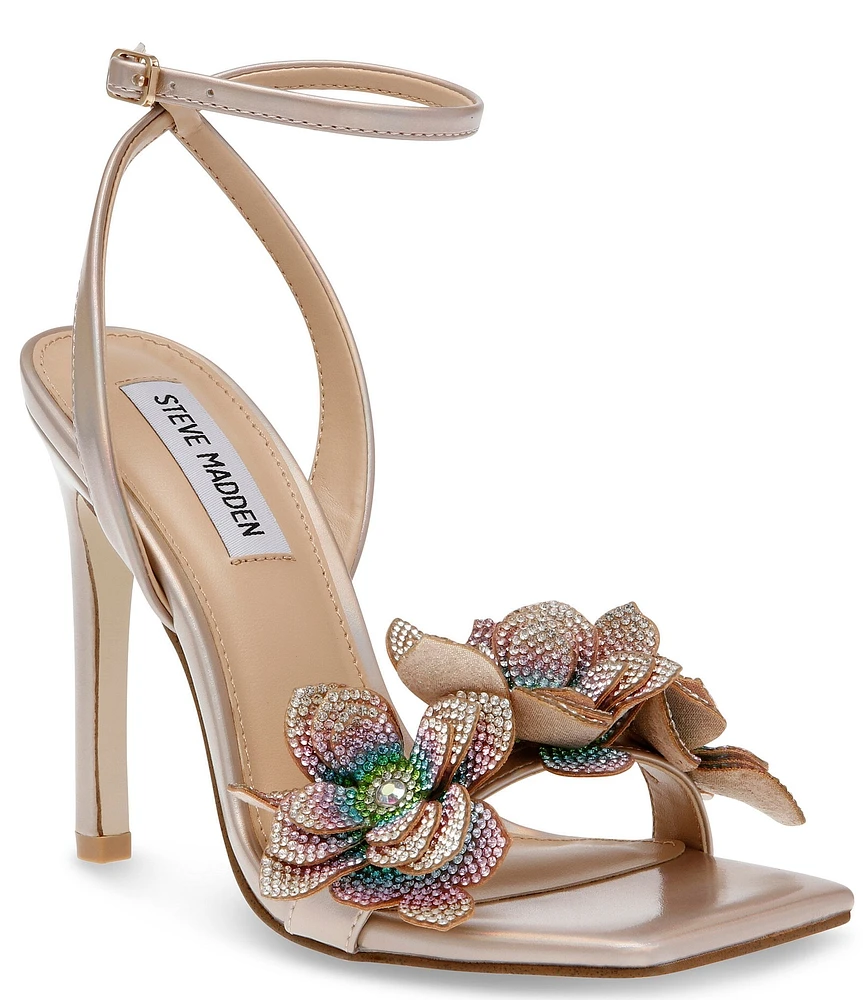 Steve Madden Ulyana Rainbow Flower Dress Sandals