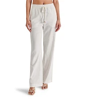 Steve Madden Venetia Drawstring Elastic Linen Pants