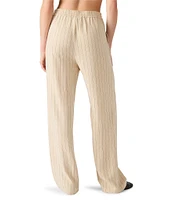 Steve Madden Venetia Pin Stripe Straight Leg Coordinating Pants