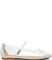 Steve Madden Vinetta Clear Mary Jane Ballet Flats