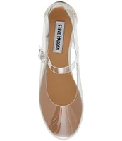 Steve Madden Vinetta Clear Mary Jane Ballet Flats