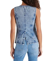 Steve Madden Wesley Round Neck Sleeveless Vest Top