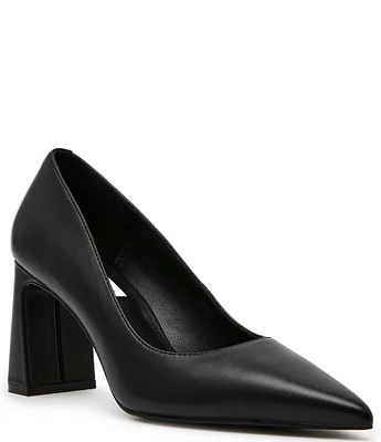 Steve Madden Yorke Leather Pointed Toe Pumps