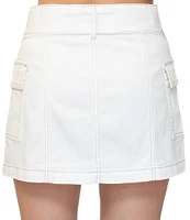 Stevie by Steve Madden Belted Cargo Skirt