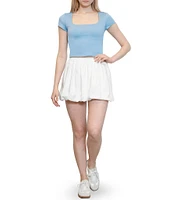 Stevie by Steve Madden Bubble Mini Skirt